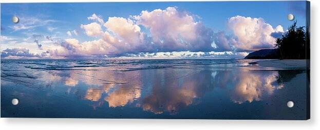 Hawaii Reflections Panorama - Acrylic Print