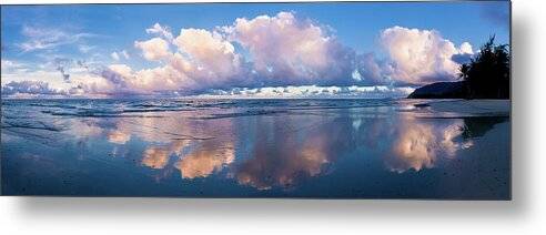 Hawaii Reflections Panorama - Metal Print