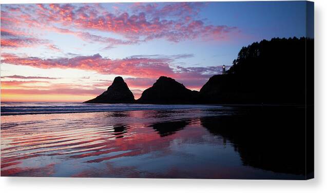 Heceta Beach Sunset - Canvas Print