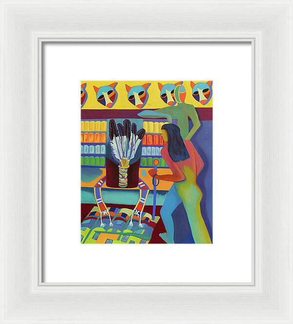 Homage to the Chief - Framed Print