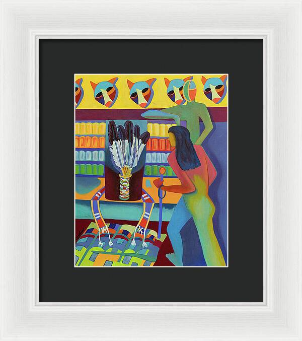 Homage to the Chief - Framed Print