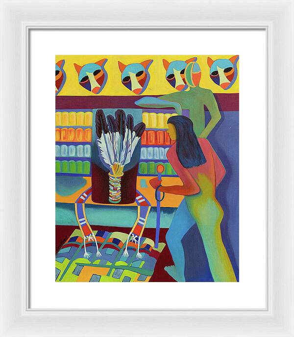 Homage to the Chief - Framed Print