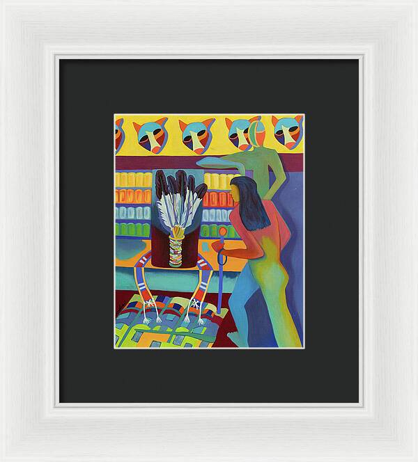 Homage to the Chief - Framed Print