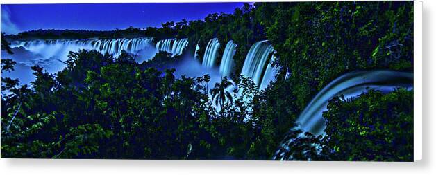 Iguazu Moonlight - Canvas Print