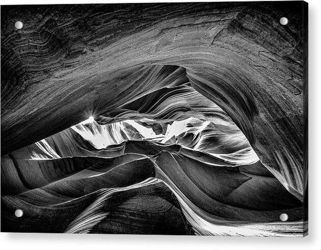 Inside the mountain - Acrylic Print