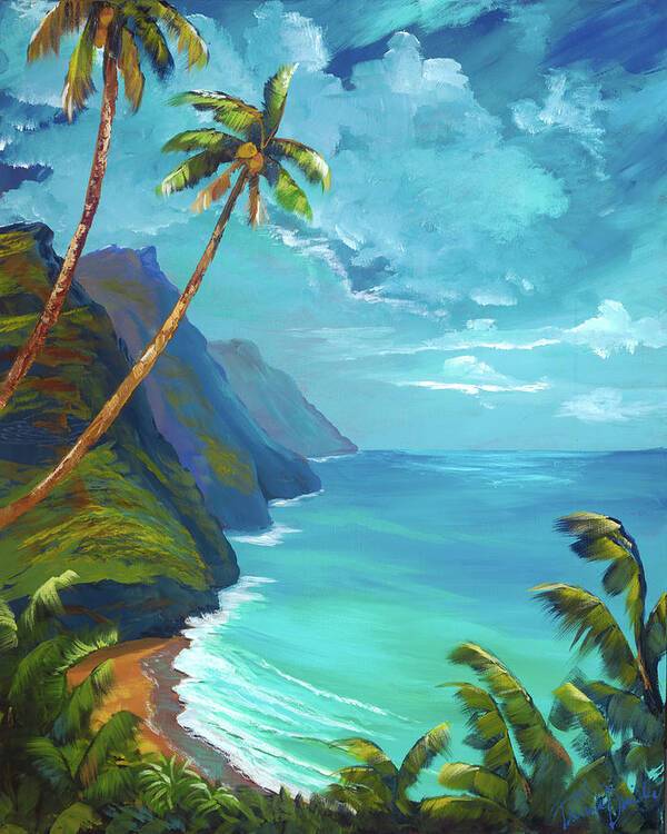 Kalalau Trail - Art Print Art Print 1ArtCollection