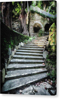 Lake Como Stairway - Canvas Print Canvas Print 1ArtCollection