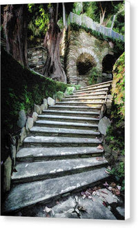 Lake Como Stairway - Canvas Print Canvas Print 1ArtCollection