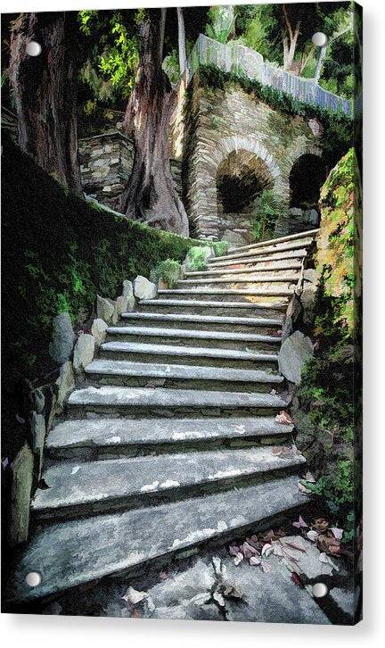 Lake Como Stairway - Acrylic Print Acrylic Print 1ArtCollection