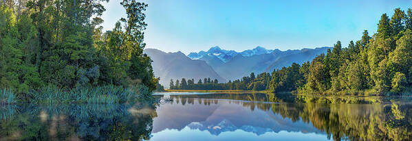 Lake Matheson Morning Fog - Art Print