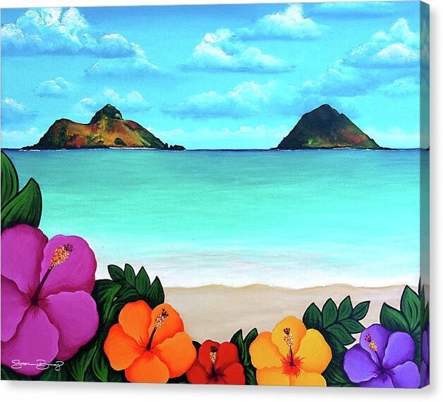 Lanikai Jewel - Canvas Print Canvas Print 1ArtCollection