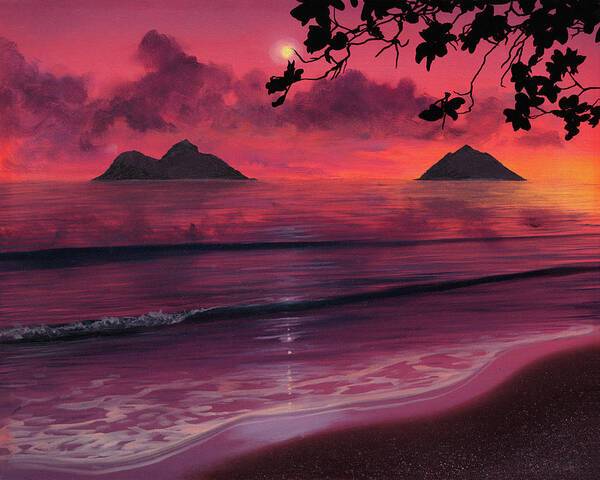 Lanikai Sunrise - Art Print Art Print 1ArtCollection