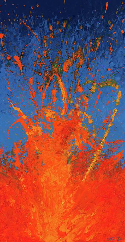 Lava 17 - Hearts of Fire - Art Print Art Print 1ArtCollection