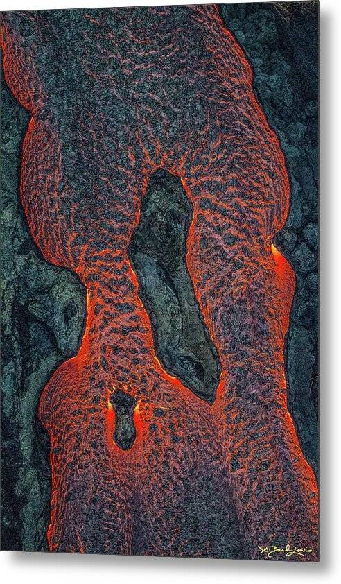 Lava River - Metal Print