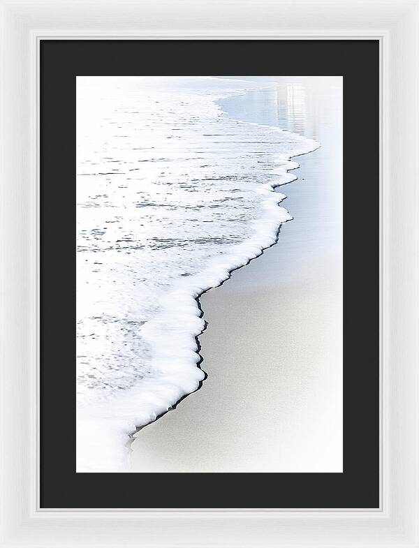 Line on the Sand - Framed Print