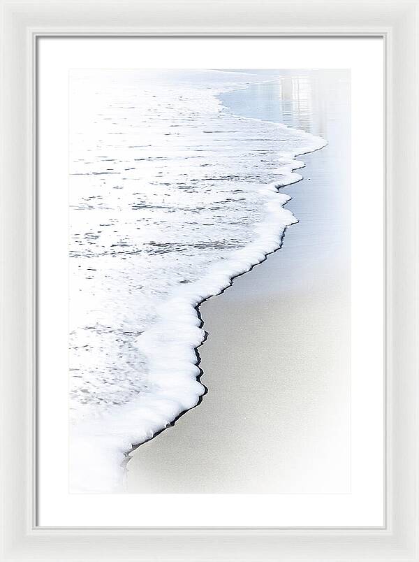 Line on the Sand - Framed Print