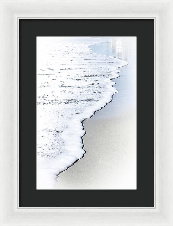 Line on the Sand - Framed Print