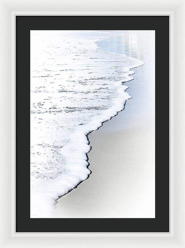 Line on the Sand - Framed Print