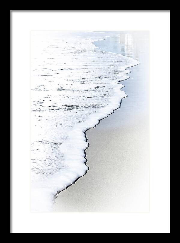 Line on the Sand - Framed Print