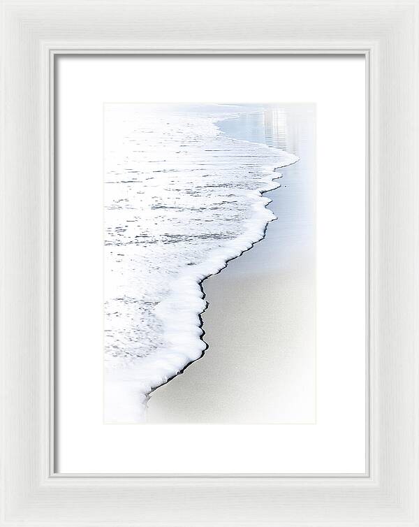 Line on the Sand - Framed Print