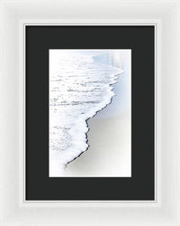 Line on the Sand - Framed Print