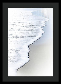 Line on the Sand - Framed Print