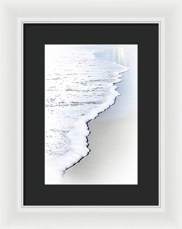 Line on the Sand - Framed Print