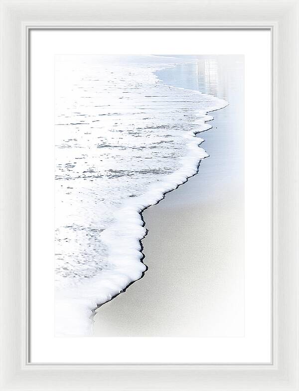 Line on the Sand - Framed Print