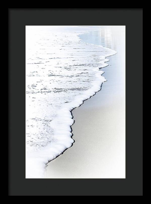 Line on the Sand - Framed Print