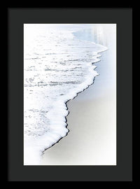 Line on the Sand - Framed Print