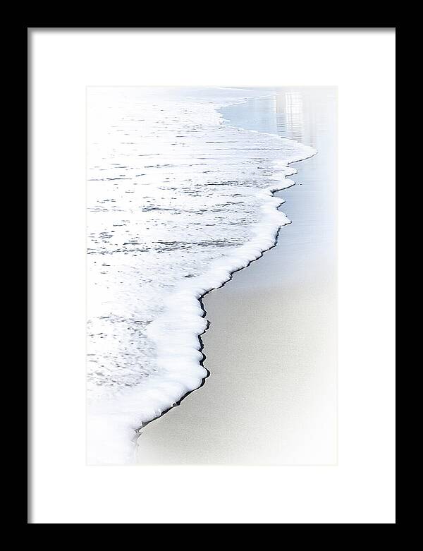 Line on the Sand - Framed Print