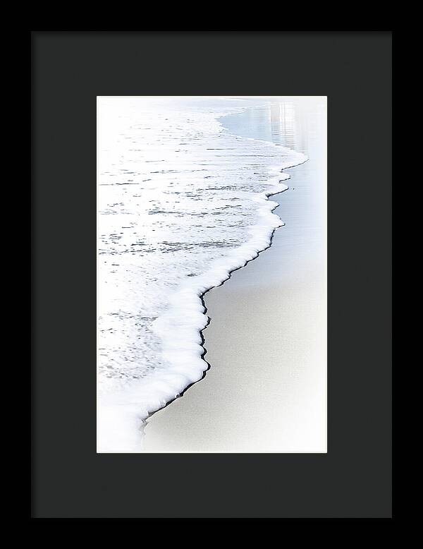 Line on the Sand - Framed Print