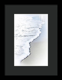 Line on the Sand - Framed Print