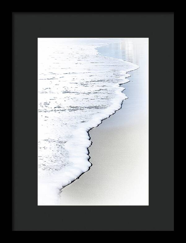 Line on the Sand - Framed Print