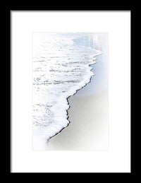 Line on the Sand - Framed Print