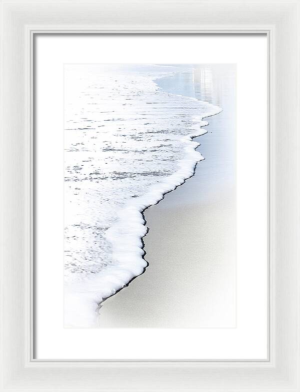 Line on the Sand - Framed Print