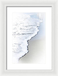 Line on the Sand - Framed Print