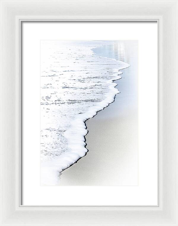 Line on the Sand - Framed Print