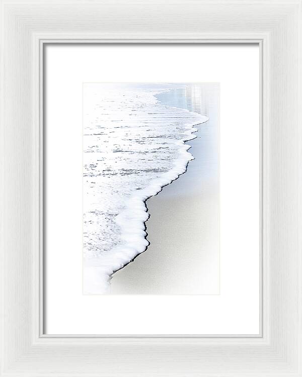 Line on the Sand - Framed Print