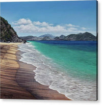 Lovers Beach, Nevis Island - Acrylic Print