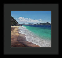 Lovers Beach, Nevis Island - Framed Print