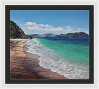 Lovers Beach, Nevis Island - Framed Print