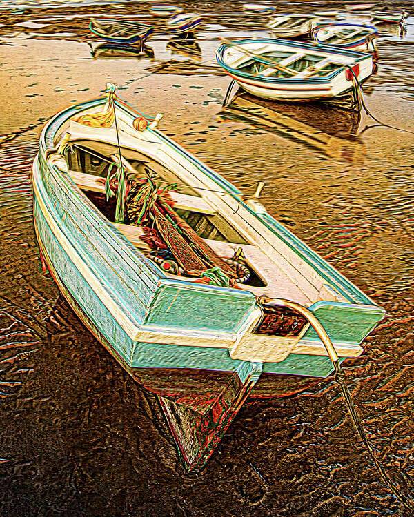 Low Tide in Cadiz  - Art Print