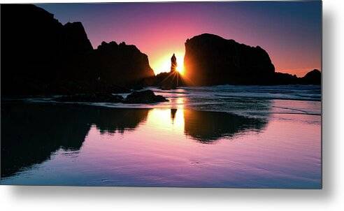 Magic on the Beach - Metal Print