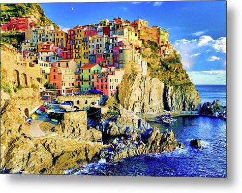 Manarola, Cinque Terra - Metal Print Metal Print 1ArtCollection