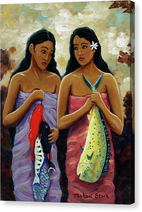 Maui Girls - Canvas Print Canvas Print 1ArtCollection