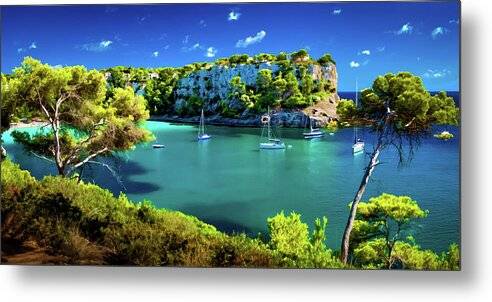 Mediterranean Paradise - Metal Print