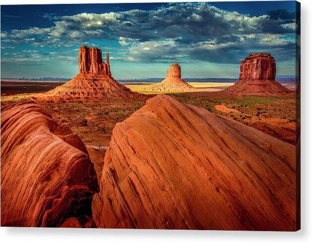 Monuments to time - Acrylic Print