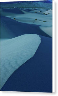 Moonlight over Death Valley Sand Dunes - Canvas Print Canvas Print 1ArtCollection