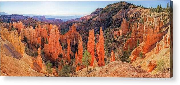 Morning Light at Fairyland Point - Acrylic Print